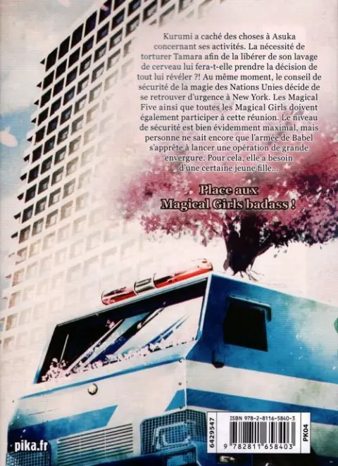 Verso de l'album Magical Task Force Asuka 11