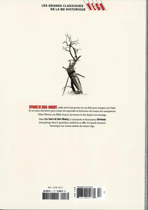 Verso de l'album Les grands Classiques de la BD Historique Vécu - La Collection Tome 17 Les Tours de Bois-Maury - Tome X : Olivier