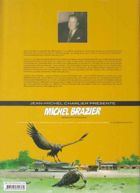 Verso de l'album Michel Brazier Tome 4 Le dernier acte