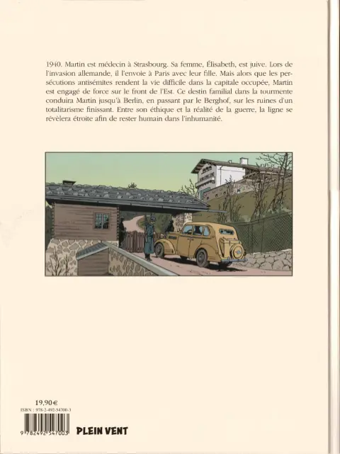 Verso de l'album Herr doktor Un destin sans retour