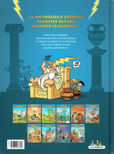 Verso de l'album Les Petits Mythos Tome 5 Détente aux enfers