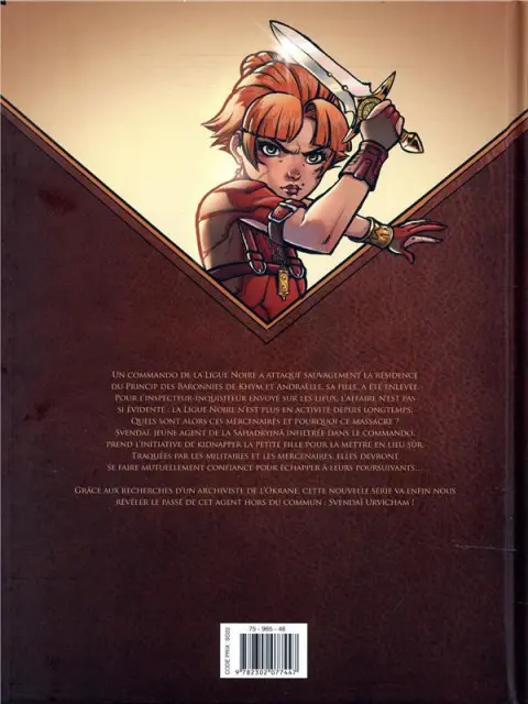 Verso de l'album Les archives de l'Okrane 1 Andraëlle