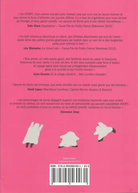 Verso de l'album Hoops