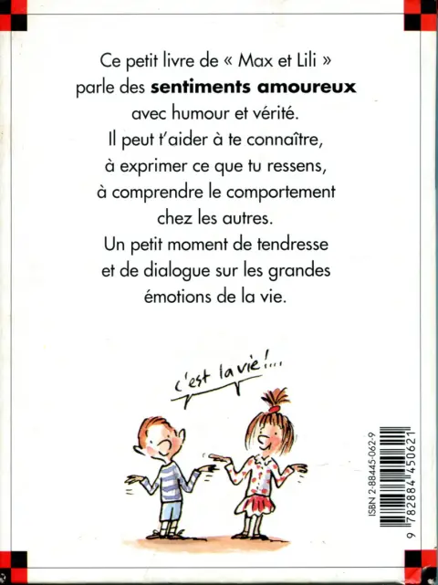 Verso de l'album Ainsi va la vie Tome 7 Lili est amoureuse