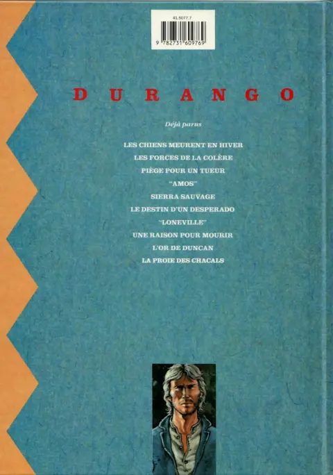Verso de l'album Durango Tome 6 Le destin d'un Desperado