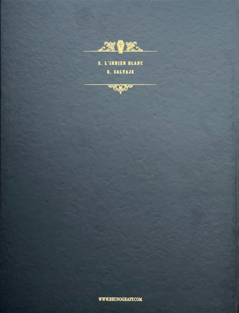 Verso de l'album Undertaker Bruno Graff Le cycle de l'indien blanc