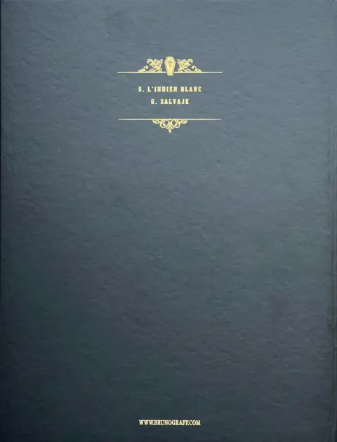 Verso de l'album Undertaker Bruno Graff Le cycle de l'indien blanc