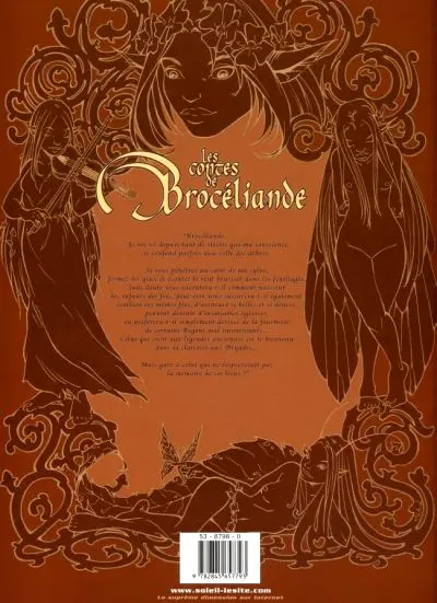 Verso de l'album Les Contes de Brocéliande Tome 1 Livre premier - La Dryade