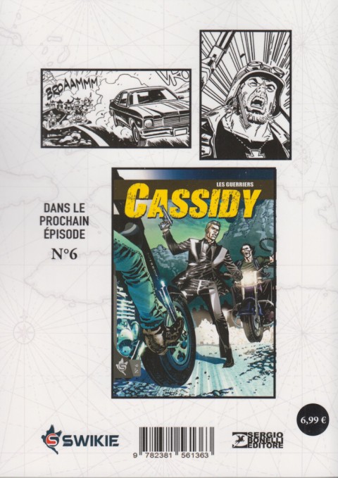 Verso de l'album Cassidy N° 5 Ciel de Plomb