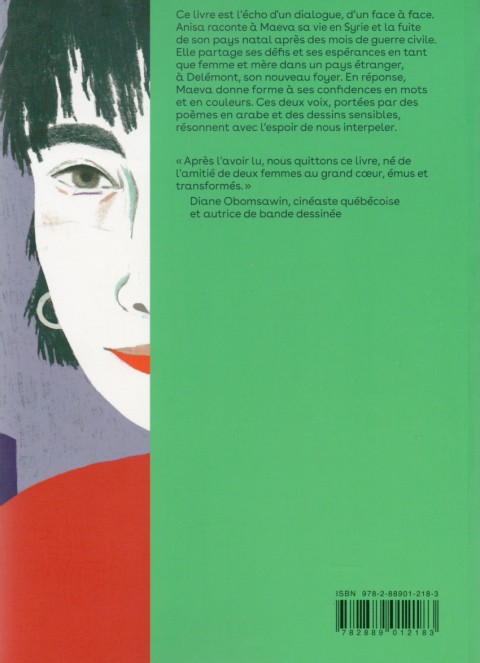 Verso de l'album Face à Face