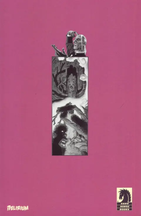 Verso de l'album Creepy Spécial Richard Corben