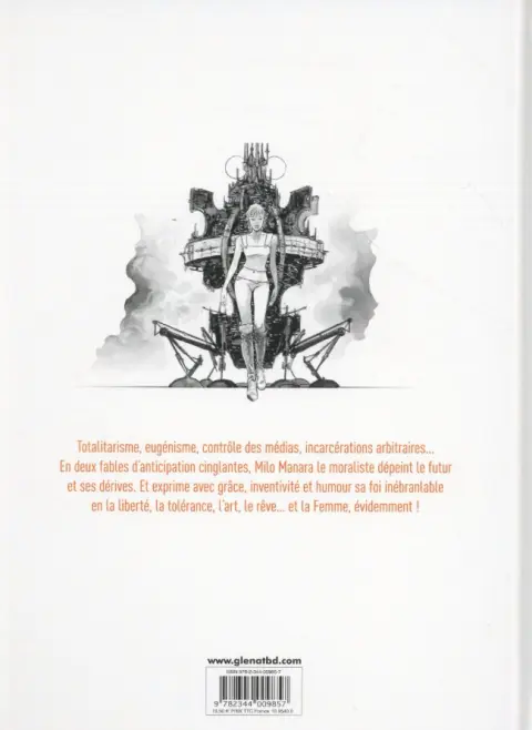 Verso de l'album Demain l'apocalypse