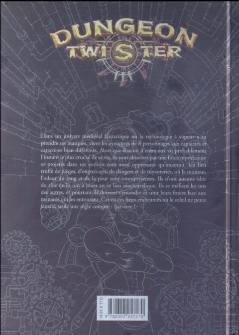 Verso de l'album Dungeon Twister