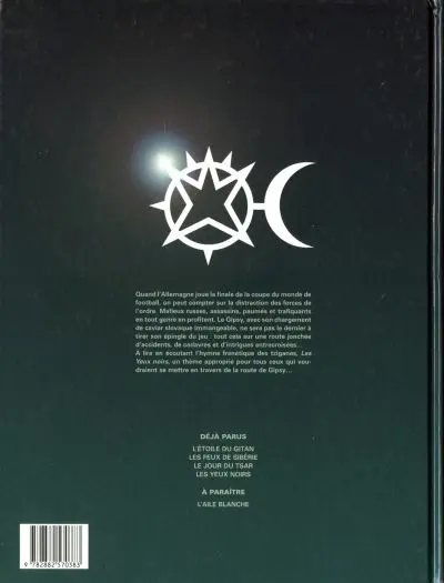 Verso de l'album Gipsy Tome 4 Les yeux noirs