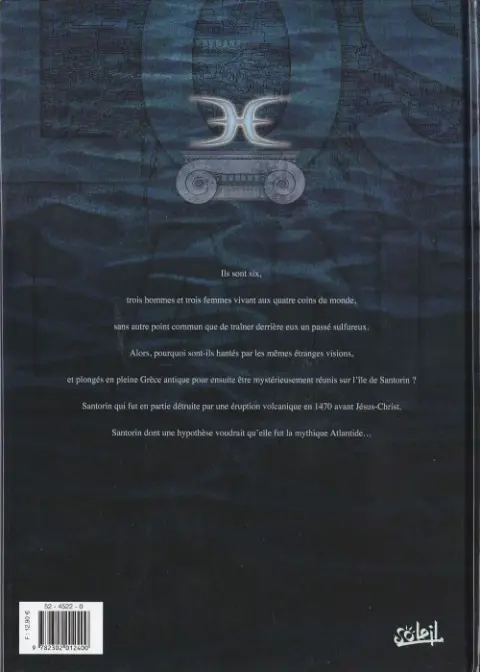 Verso de l'album Lost Atlantide Tome 2 Maelström