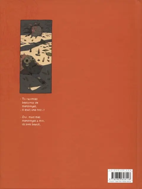 Verso de l'album Le Montreur d'histoires