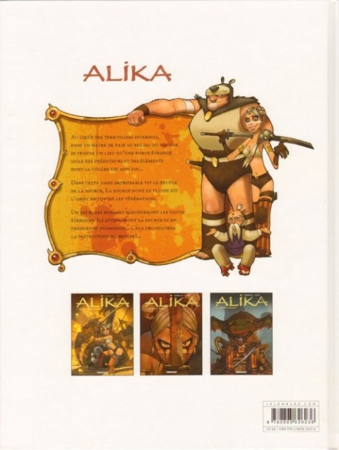 Verso de l'album Alika Tome 3 L'Ère des Dragons