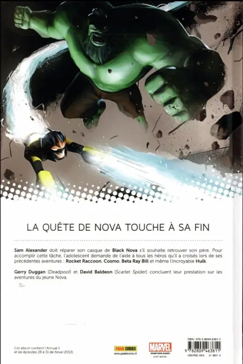 Verso de l'album Nova Tome 6 Retrouvailles