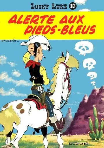 Couverture de l'album Lucky Luke Tome 10 Alerte aux Pieds-Bleus