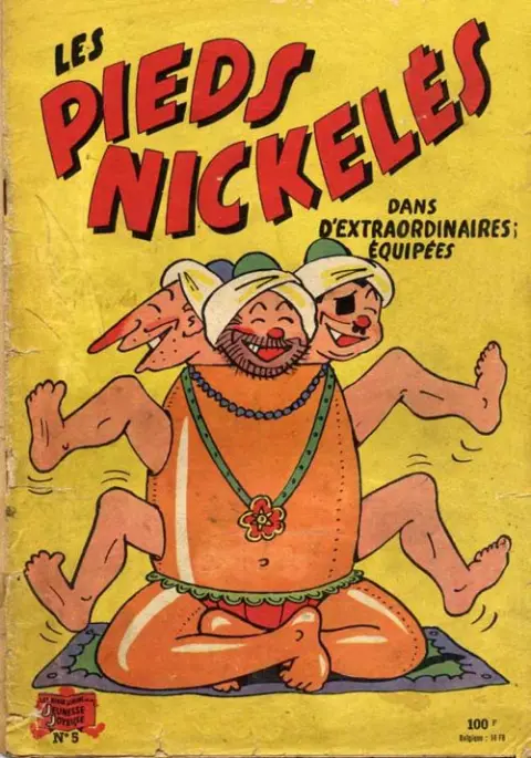 Couverture de l'album Les Pieds Nickelés Tome 5 Les Pieds Nickelés dans d'extraordinaires équipées