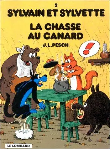 Couverture de l'album Sylvain et Sylvette Tome 2 La chasse au canard