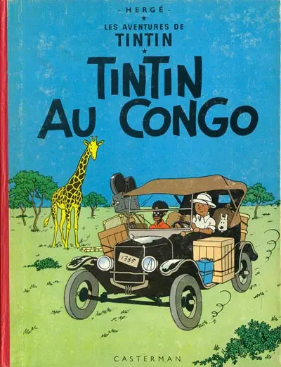 Couverture de l'album Tintin Tome 2 Tintin au Congo