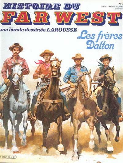 Couverture de l'album Histoire du Far West N° 22 Les frères Dalton