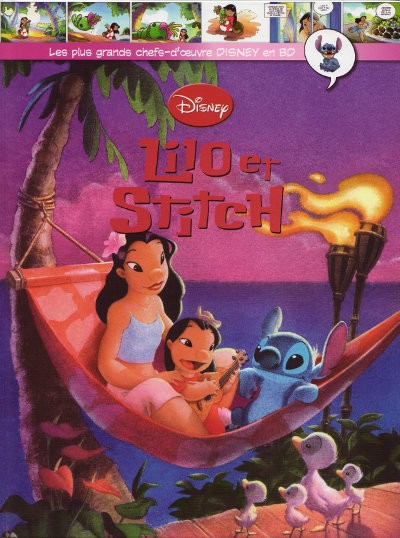 Couverture de l'album Les plus grands chefs-d'œuvre Disney en BD Tome 19 Lilo et Stitch