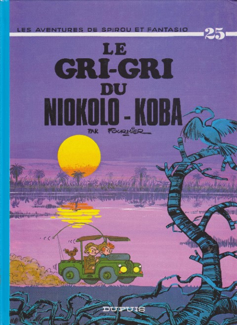 Couverture de l'album Spirou et Fantasio Tome 25 Le gri-gri du Niokolo-Koba