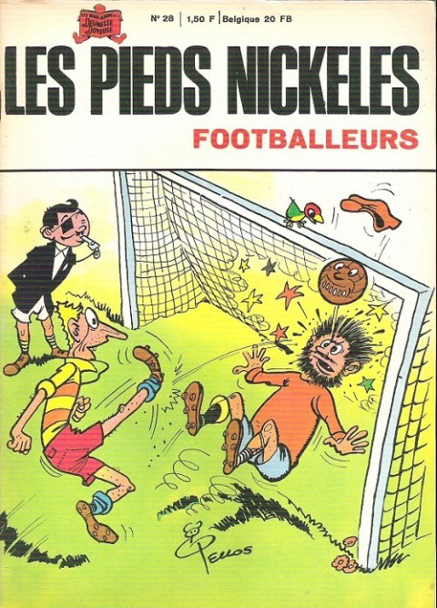 Couverture de l'album Les Pieds Nickelés Tome 28 Les pieds nickelés footballeurs