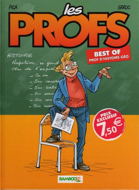 Couverture de l'album Les Profs Best of Prof d'histoire-géo