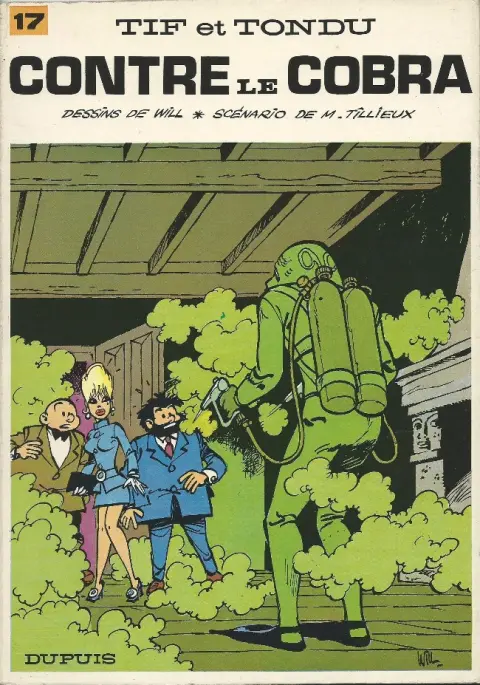 Couverture de l'album Tif et Tondu Tome 17 Tif et Tondu contre le Cobra