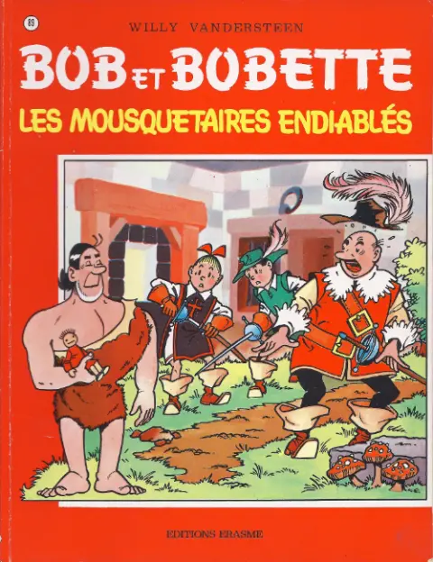 Couverture de l'album Bob et Bobette Tome 89 Les mousquetaires endiablés