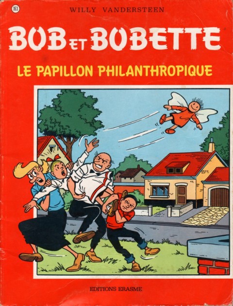 Couverture de l'album Bob et Bobette Tome 163 Le Papillon philanthropique