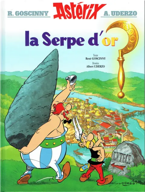 Couverture de l'album Astérix Tome 2 La Serpe d'or