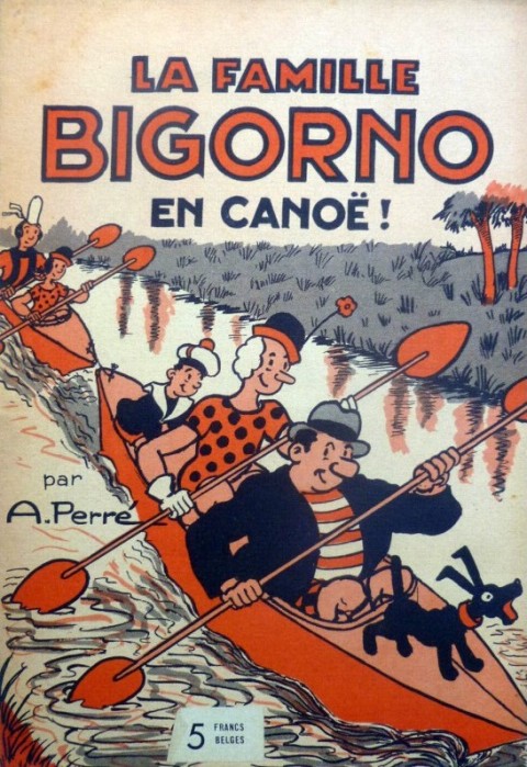Couverture de l'album La famille Bigorno Tome 8 La famille Bigorno en canoë !
