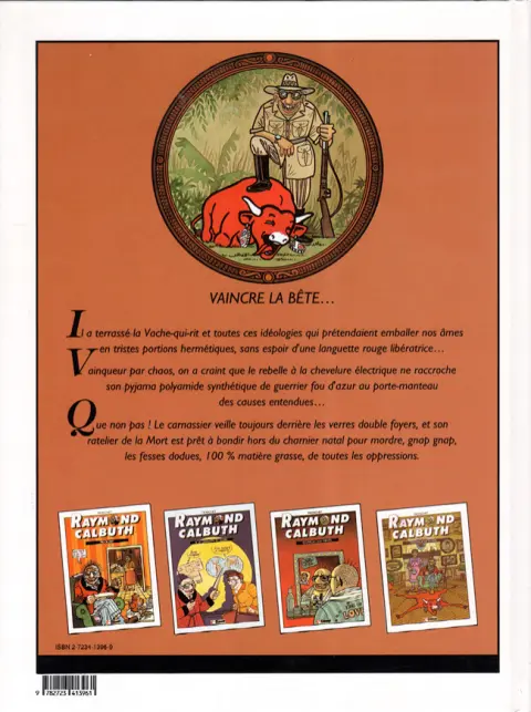 Verso de l'album Raymond Calbuth Tome 4 Chasseur de gloire