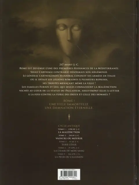 Verso de l'album Roma Tome 2 Vaincre ou mourir