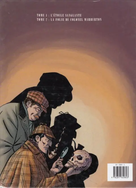 Verso de l'album Sherlock Holmes Tome 1 L'étoile sanglante