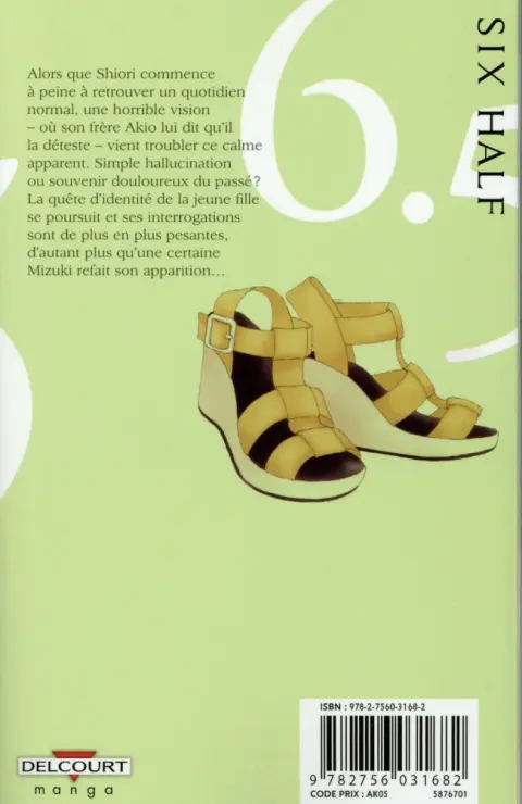 Verso de l'album Six Half 2