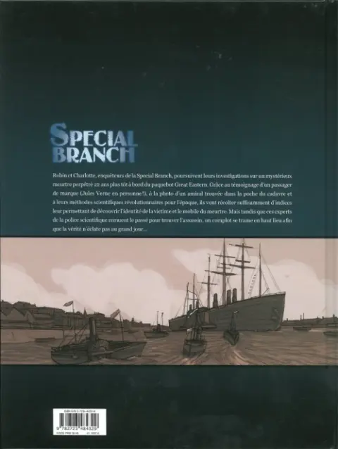 Verso de l'album Special Branch Tome 2 La course du Léviathan