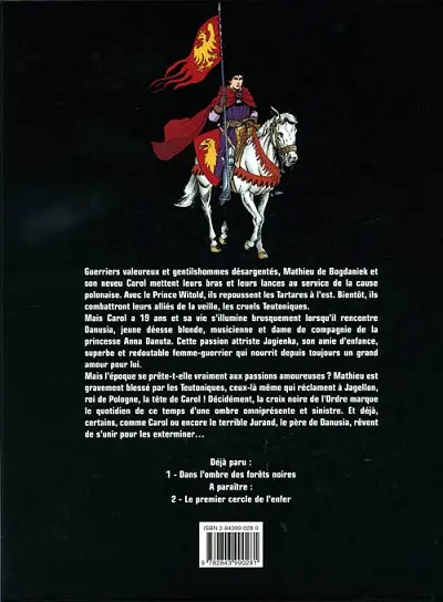 Verso de l'album Les Teutoniques Tome 1 Dans l'Ombre des Forêts Noires