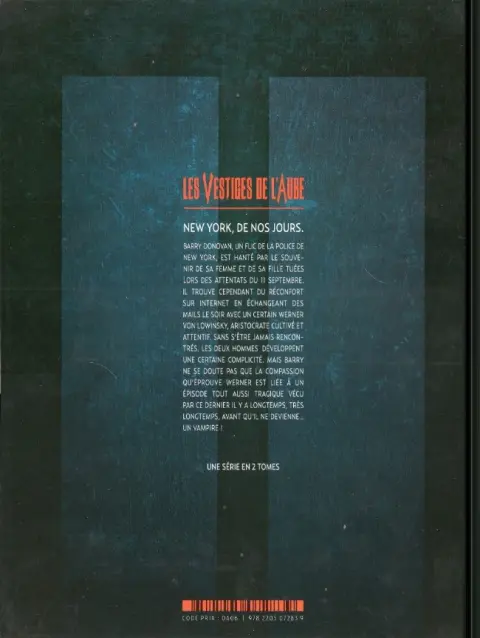 Verso de l'album Vestiges de l'Aube Tome 2 Le prix du sang