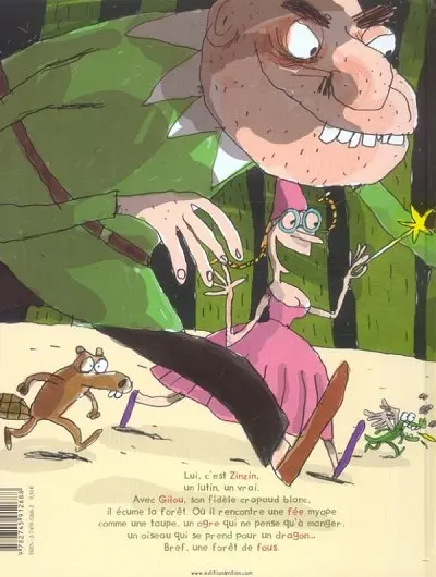 Verso de l'album Zinzin des bois Promenons-nous...