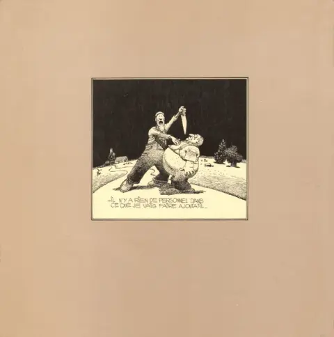 Verso de l'album 30 X 30 Moebius