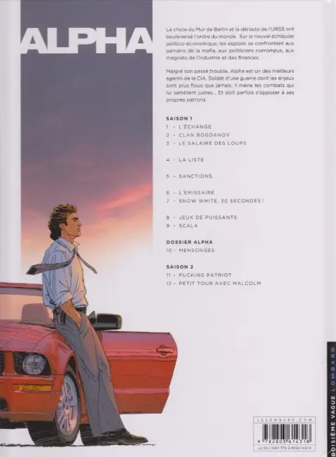 Verso de l'album Alpha Tome 2 Clan Bogdanov