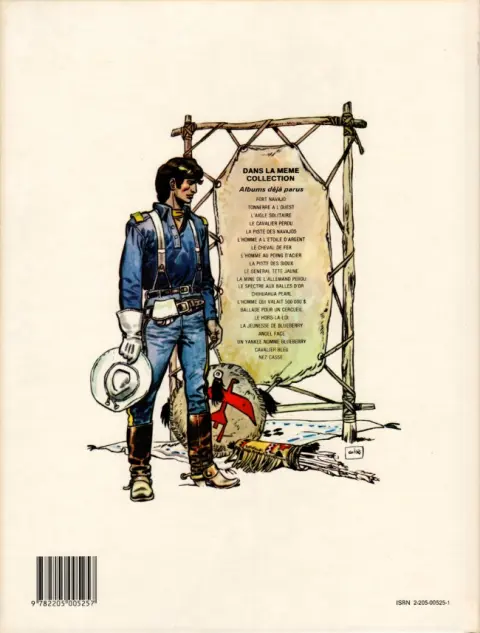 Verso de l'album Blueberry Tome 9 La piste des Sioux