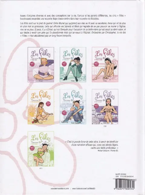 Verso de l'album Les Filles Tome 5 Au nom du père
