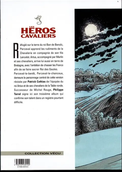 Verso de l'album Les Héros cavaliers Tome 5 Blanche fleur
