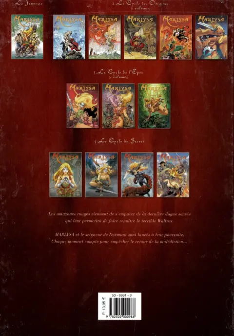 Verso de l'album Marlysa Tome 8 Le Waltras (épisode 2)